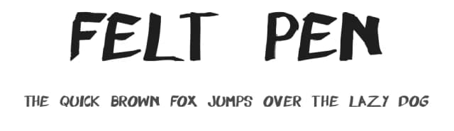 Felt Pen by Grafito Design — Script Handwritten Font