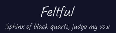 Feltful by Jess Latham — Script Handwritten Font — thumbnail 2