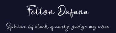 Felton Dafana by ToniStudio — Script Handwritten Font — thumbnail 2