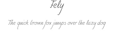 Fely by Cristina Pais — Script Handwritten Font — thumbnail 1