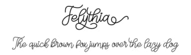 Felythia by Skiiller Studio — Script Handwritten Font — thumbnail 1