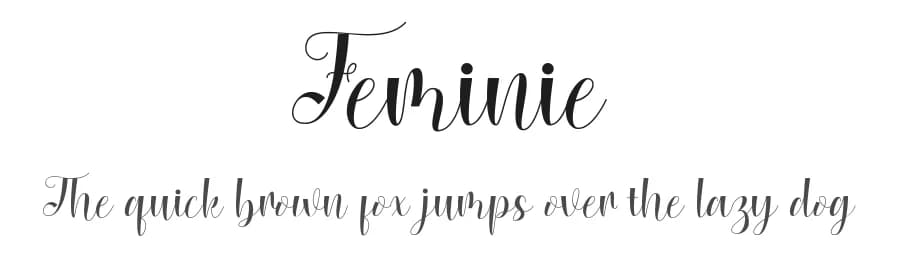 Feminie by JunCreative — Script Handwritten Font