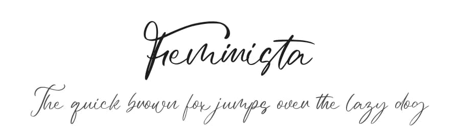 Feminista by FatmaStudio — Script Handwritten Font