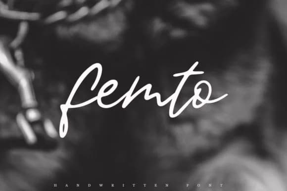 Femto Font by Katie Holland — Script Handwritten Font