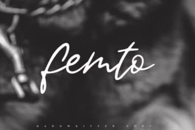 Femto Font by Katie Holland — Script Handwritten Font — thumbnail 1