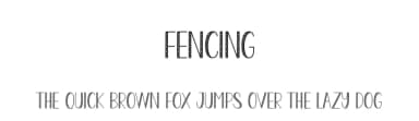 Fencing by Andi Moz — Script Handwritten Font — thumbnail 1