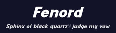 Fenord by Craft Supply Co. — Sans Serif Font — thumbnail 2