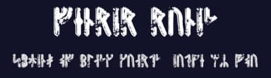 Fenrir Runic by Samyuli — Dingbats Font — thumbnail 2