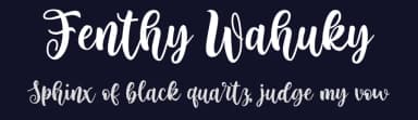 Fenthy Wahuky by StringLabs Creative Studio — Script Handwritten Font — thumbnail 2
