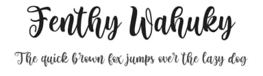 Fenthy Wahuky by StringLabs Creative Studio — Script Handwritten Font — thumbnail 1