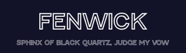 Fenwick by Typodermic Fonts — Sans Serif Font — thumbnail 2