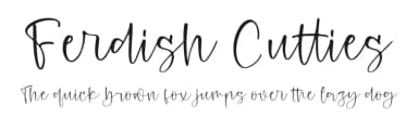 Ferdish Cutties by Perspectype Studio - Letterena.com — Script Handwritten Font — thumbnail 1