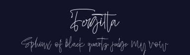 Fergitta by Letterara — Script Handwritten Font — thumbnail 2