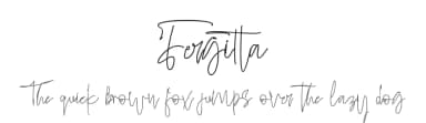 Fergitta by Letterara — Script Handwritten Font — thumbnail 1