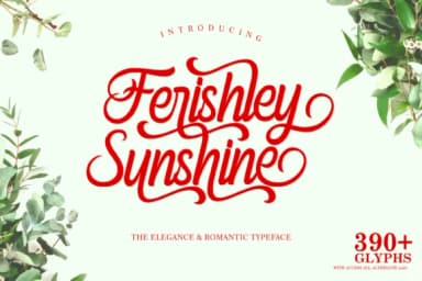 Ferishley Sunshine Font by Holydie Studio — Script Handwritten Font — thumbnail 1