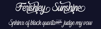 Ferishley Sunshine by Holydie Studio — Script Handwritten Font — thumbnail 2