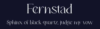 Fernstad by Eztudio — Sans Serif Font — thumbnail 2
