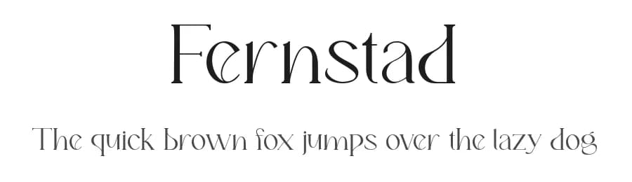 Fernstad by Eztudio — Sans Serif Font