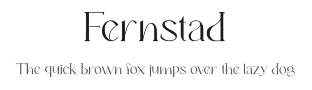 Fernstad by Eztudio — Sans Serif Font