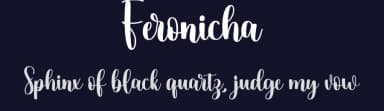 Feronicha by Makashi — Script Handwritten Font — thumbnail 2