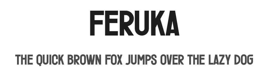 Feruka by twinletter — Sans Serif Font
