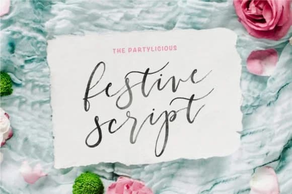 Festive Font by wornoutmedia — Script Handwritten Font