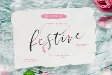 Festive Font by wornoutmedia — Script Handwritten Font — thumbnail 2