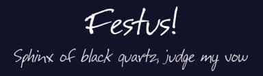 Festus! by Emerald City Fontwerks — Script Handwritten Font — thumbnail 2