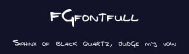 FGfontfull by Stefanie de Kock — Script Handwritten Font — thumbnail 2