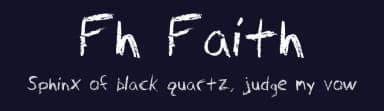 Fh Faith by Fictionalhead Design — Script Handwritten Font — thumbnail 2