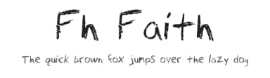 Fh Faith by Fictionalhead Design — Script Handwritten Font — thumbnail 1