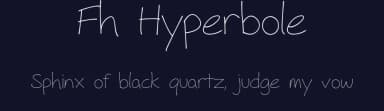 Fh Hyperbole by Fictionalhead Design — Script Handwritten Font — thumbnail 2