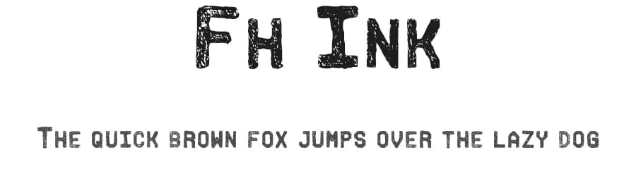Fh Ink by Fictionalhead Design — Script Handwritten Font