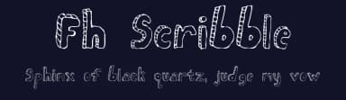 Fh Scribble by Fictionalhead Design — Script Handwritten Font — thumbnail 2