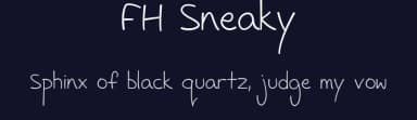 FH Sneaky by Fictionalhead Design — Script Handwritten Font — thumbnail 2