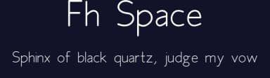 Fh Space by Fictionalhead Design — Sans Serif Font — thumbnail 2