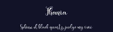 Fhania by niyos — Script Handwritten Font — thumbnail 2