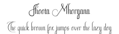 Fhoota Mhorgana by TeType Studio — Script Handwritten Font — thumbnail 1