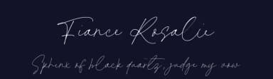 Fiance Rosalie by Timur Type — Script Handwritten Font — thumbnail 2