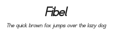 Fibel by Peter Wiegel — Sans Serif Font — thumbnail 1