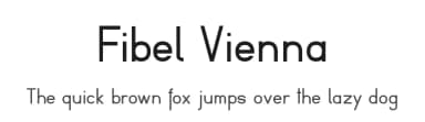 Fibel Vienna by Peter Wiegel — Sans Serif Font — thumbnail 1