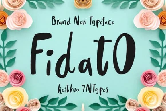 Fidato Font by Keithzo (7NTypes) — Script Handwritten Font