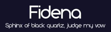 Fidena by Pandan Wangi — Sans Serif Font — thumbnail 2