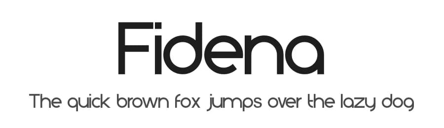 Fidena by Pandan Wangi — Sans Serif Font