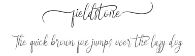 Fieldstone by Calligraphy Fonts — Script Handwritten Font — thumbnail 1