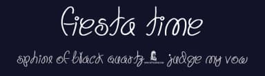 Fiesta Time by JSH creates — Script Handwritten Font — thumbnail 2