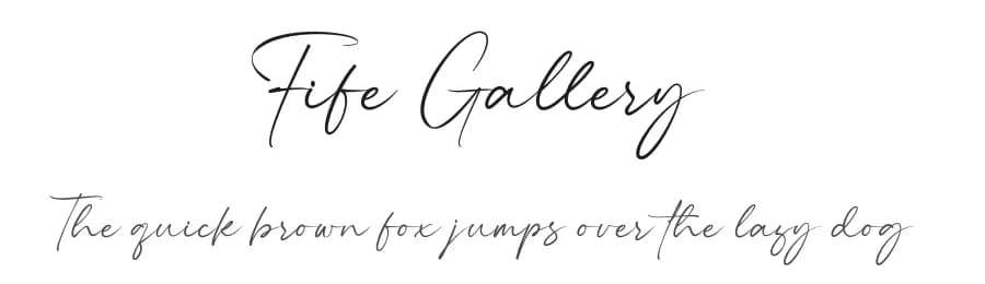 Fife Gallery by Lemonthe — Script Handwritten Font