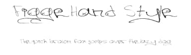 Figge Hand Style by Michael Figge — Script Handwritten Font — thumbnail 1