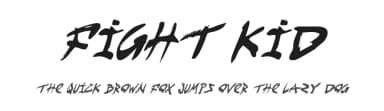 Fight Kid by Iconian Fonts — Script Handwritten Font — thumbnail 1