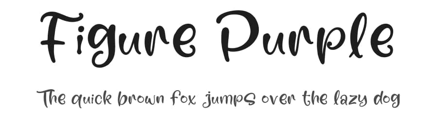 Figure Purple by Afika Studio — Script Handwritten Font
